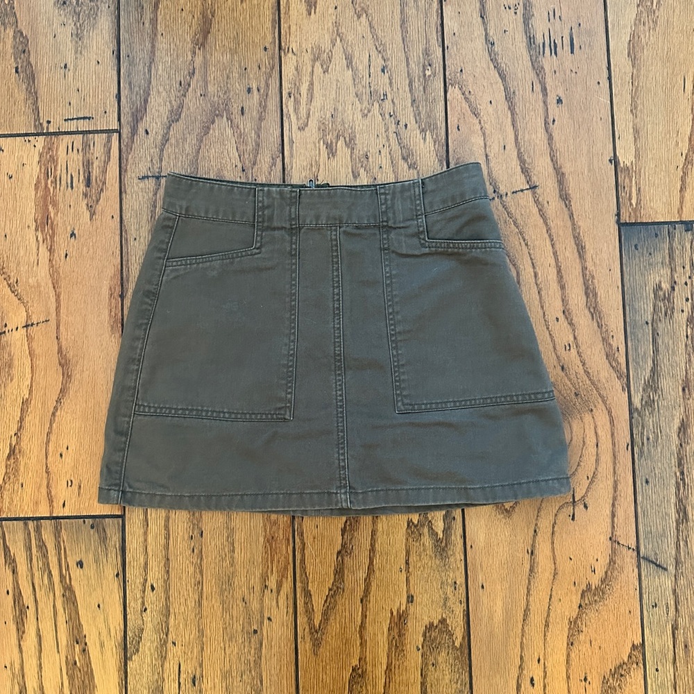 High-Rise Cargo Skirt